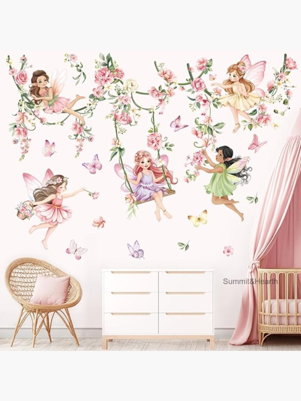 Removable Waterproof Wall Decals, 2 Sheets 11.8x35.4 Inch, DIY Home Decor